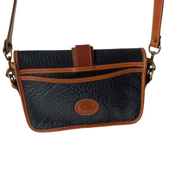 Dooney and Bourke All Weather Equestrian Crossbody Bag Navy Blue Vintage 90 EUC - Picture 8 of 15